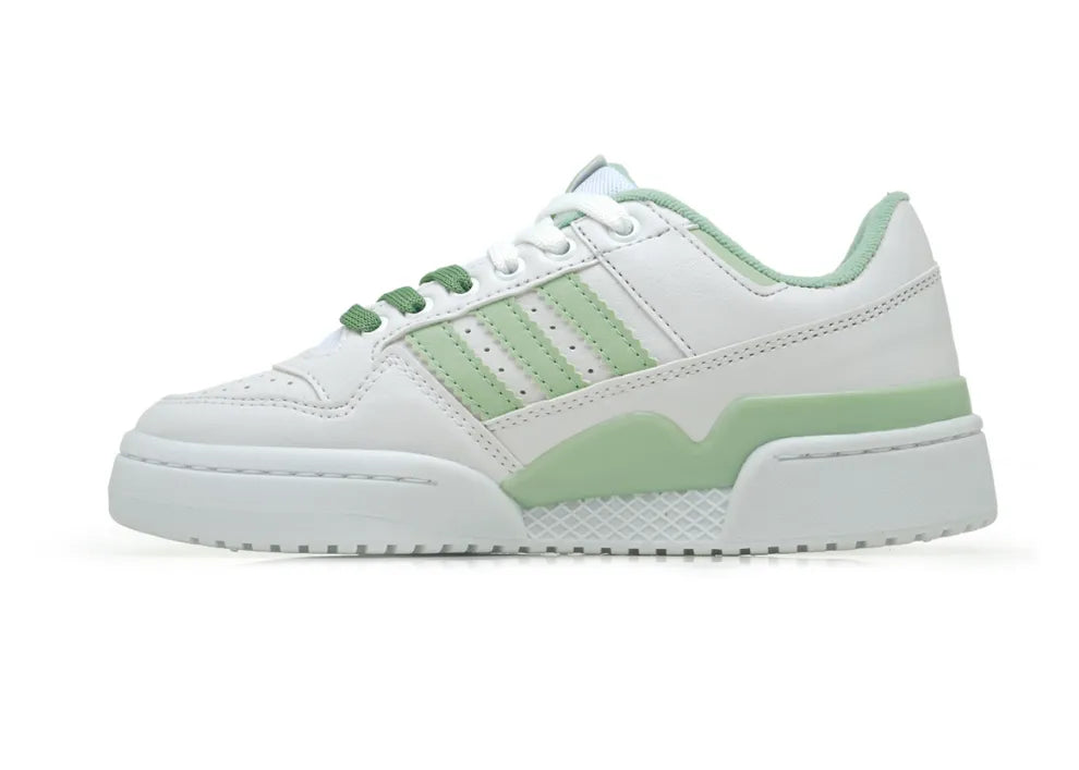 Adidas Forum Low White/Light Green.
