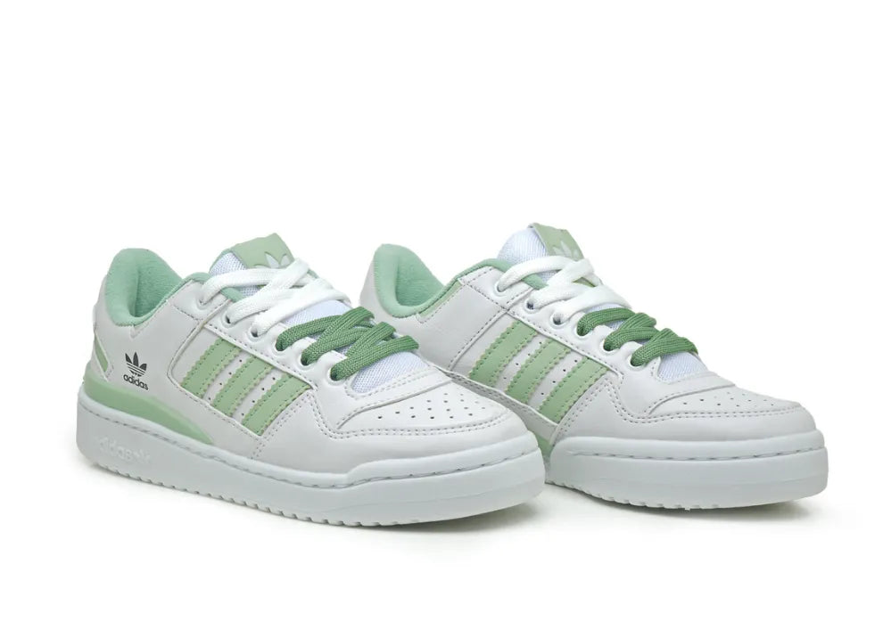 Adidas Forum Low White/Light Green.