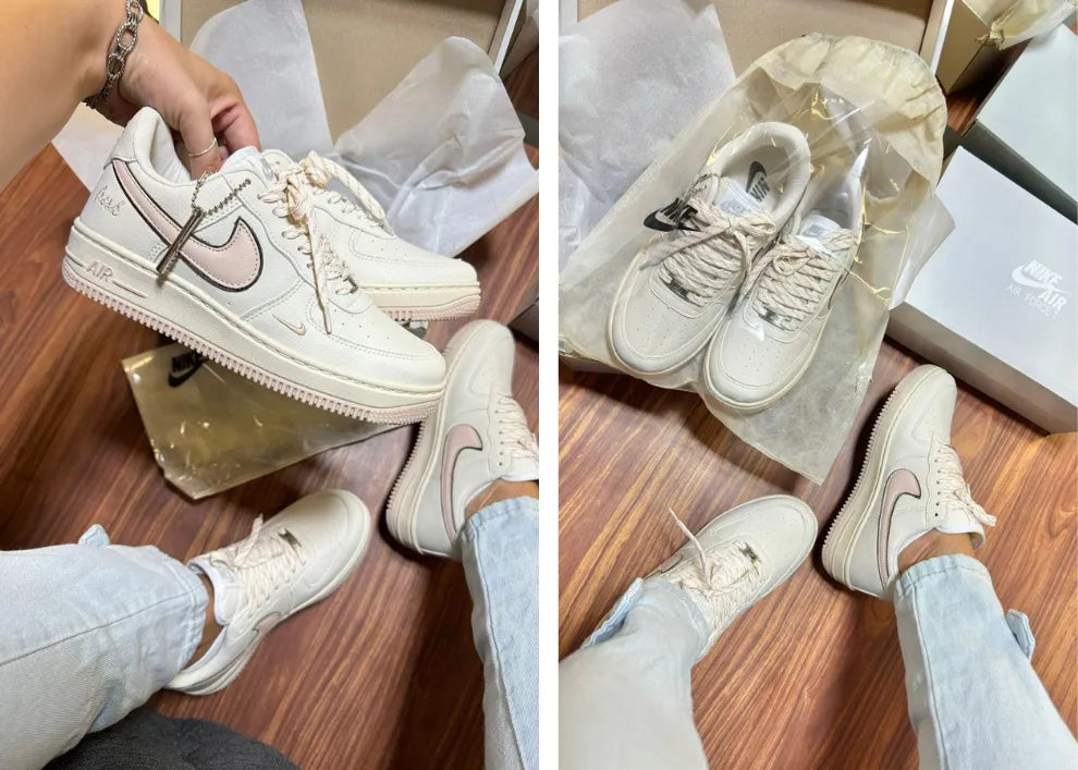 Nike Air force Fresh Prime Off White/Rose