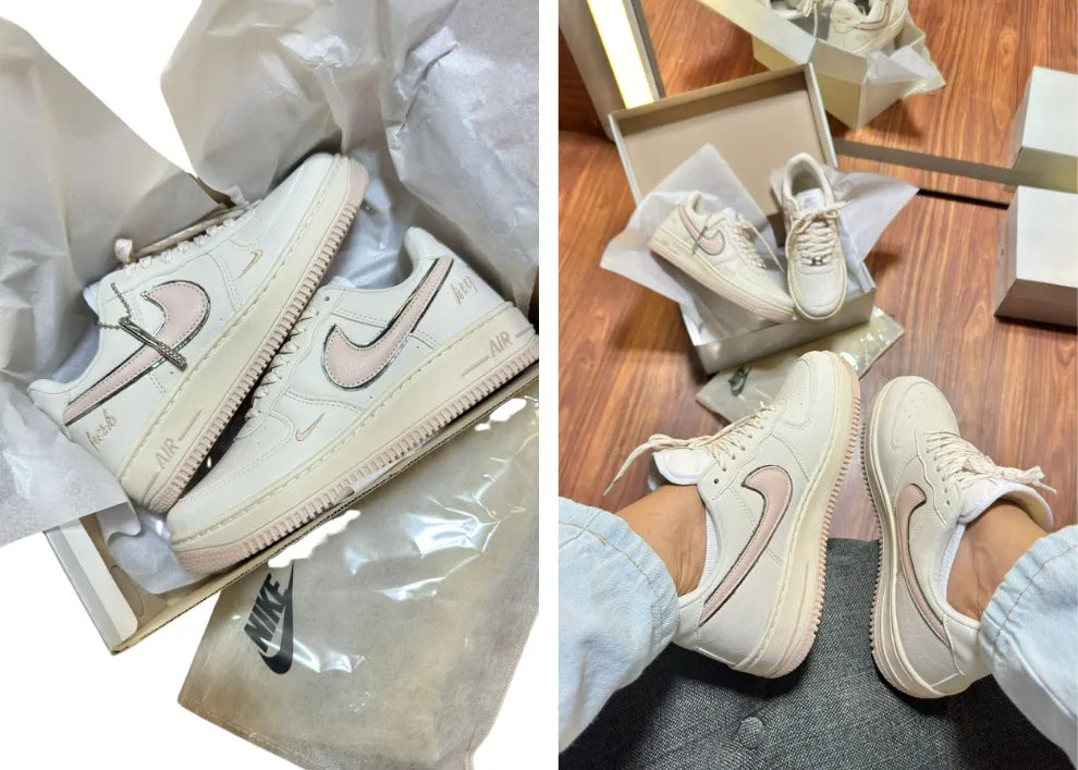 Nike Air force Fresh Prime Off White/Rose