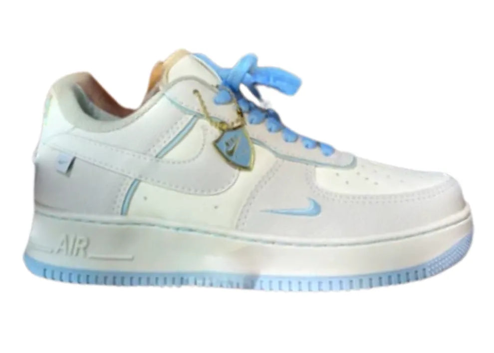 Nike Air force fresh Off white/Acqua