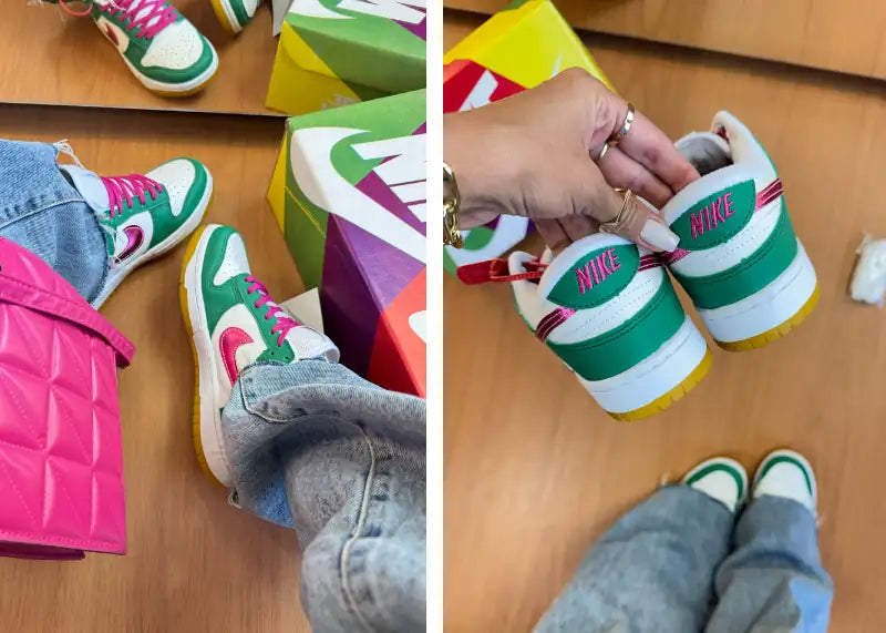 Nike Dunk Low Verde Pink