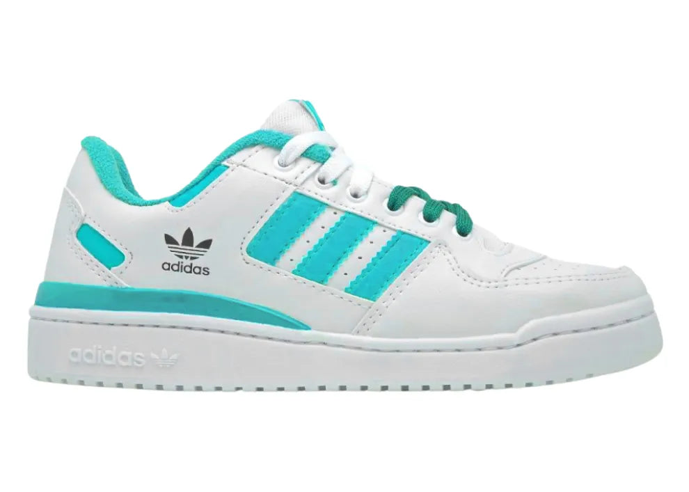 Adidas Forum Low White/Water green.